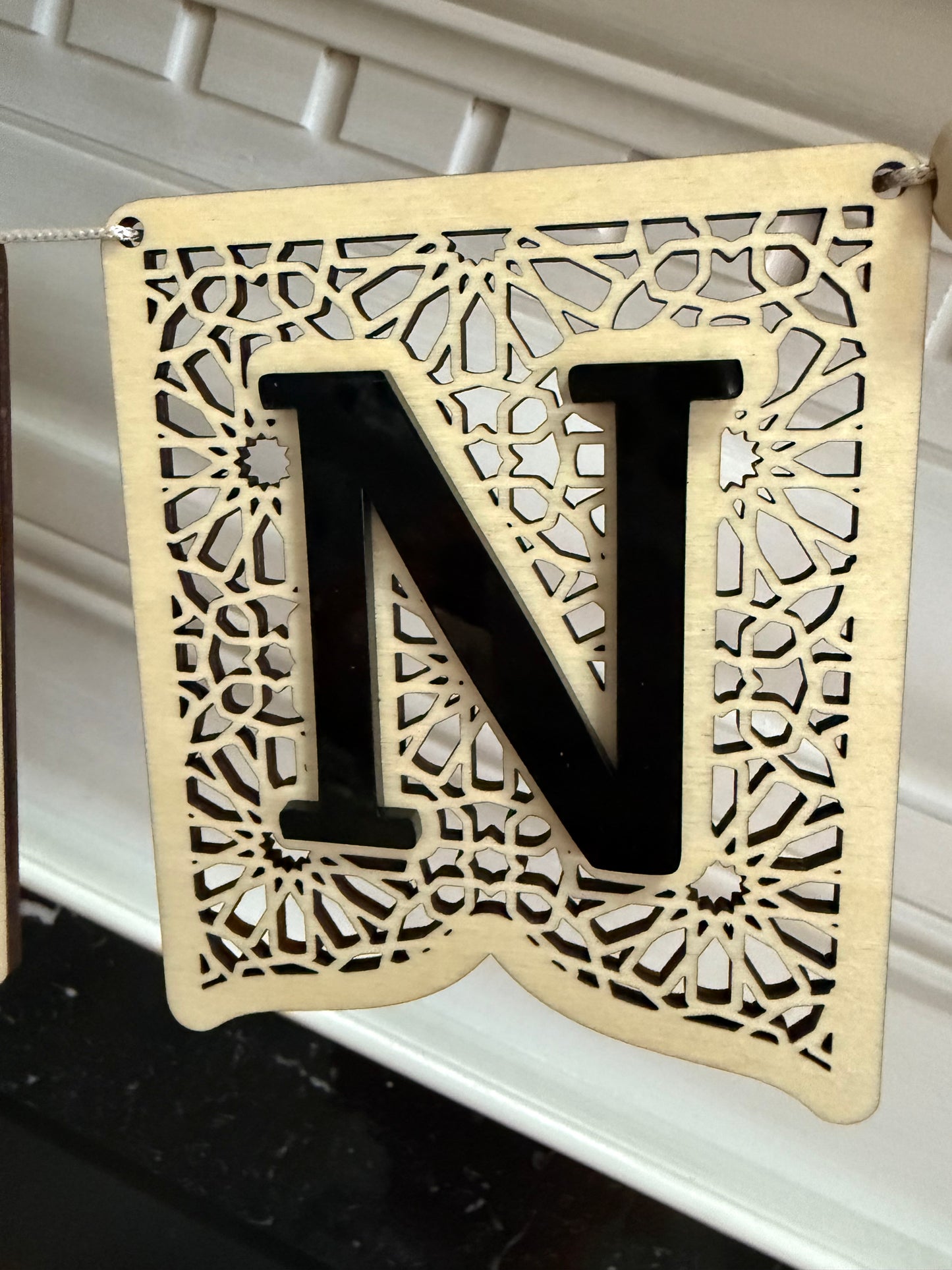 New 2025 Design - Ramadan Wooden Banner