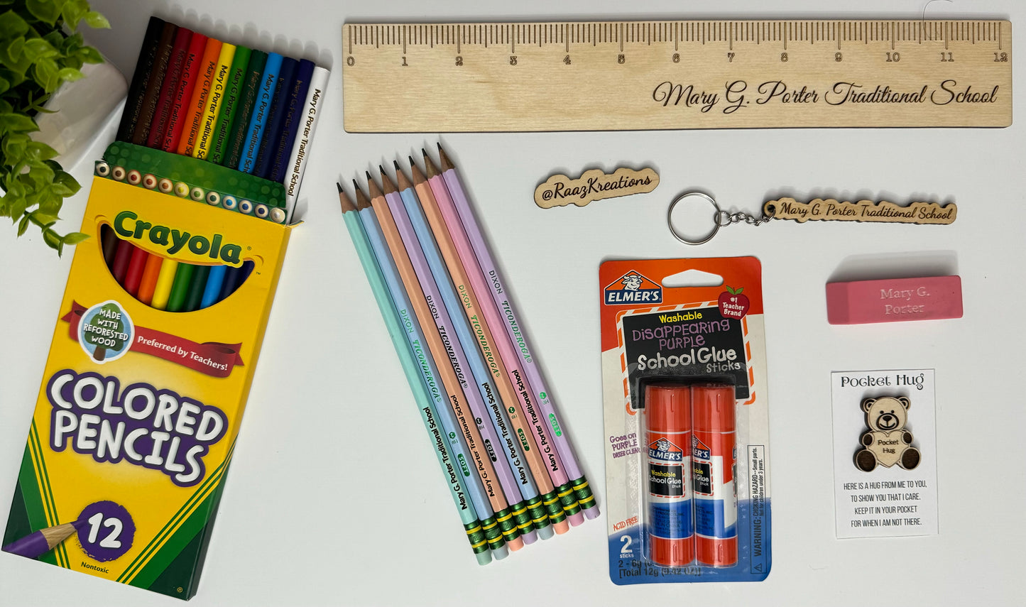 Personalized School Supplies -  Back to School