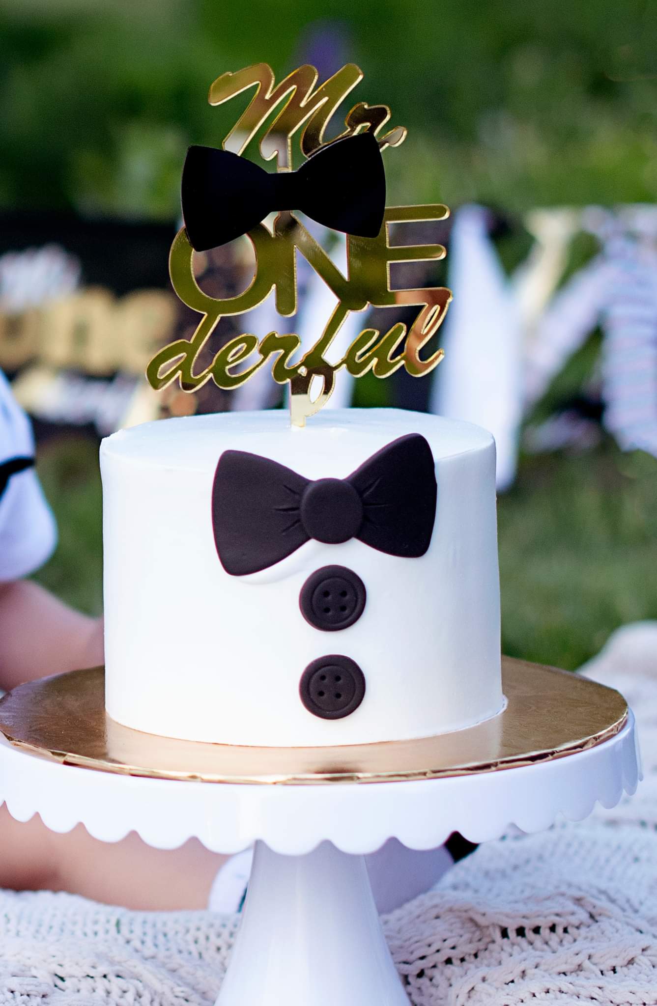 Mr. Onederful Double Acrylic Cake Topper